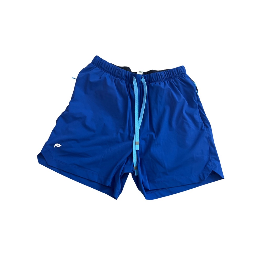 Fabletics Mens The One Short Royal Blue Athletic Training Shorts Size M